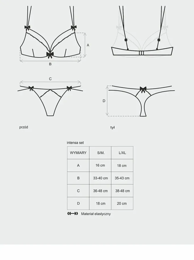 Obsessive Intensa Bra and String