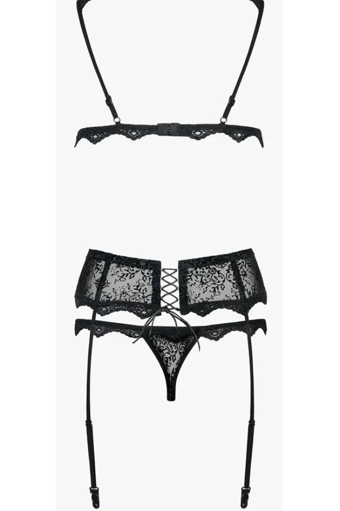 Obsessive Lingerie Emperita Set (L/XL)