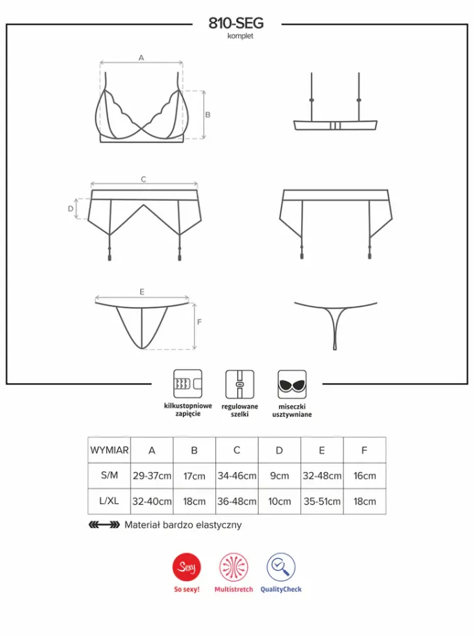 Obsessive Lingerie Set