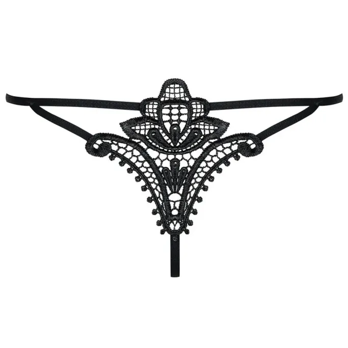 Obsessive Luiza Thong Black