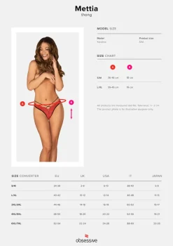 Obsessive Mettia Thong (S/M)