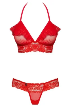 Obsessive Red Lingerie Set (S/M)