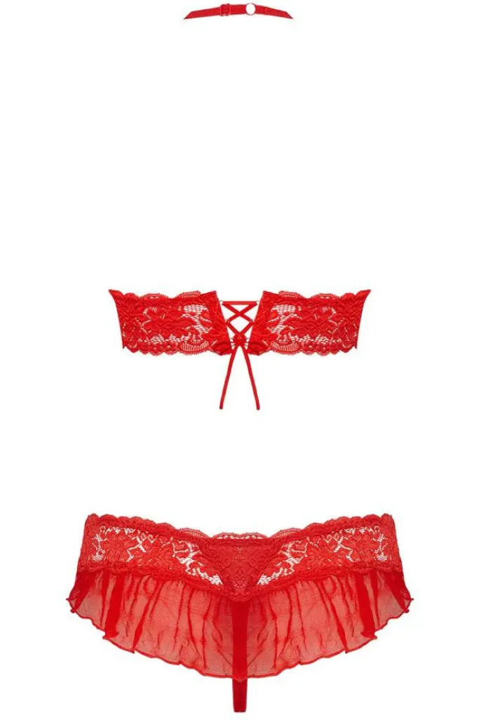 Obsessive Red Lingerie Set (S/M)