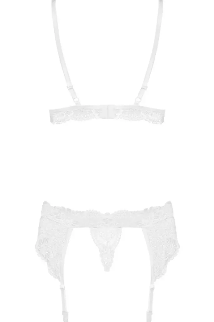 Obsessive White Lingerie Set (L/XL)