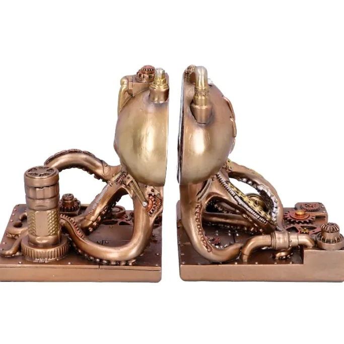 Nemesis Now Octonium Steampunk Bookends