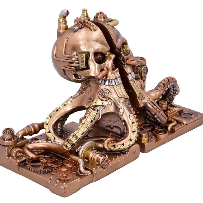 Nemesis Now Octonium Steampunk Bookends