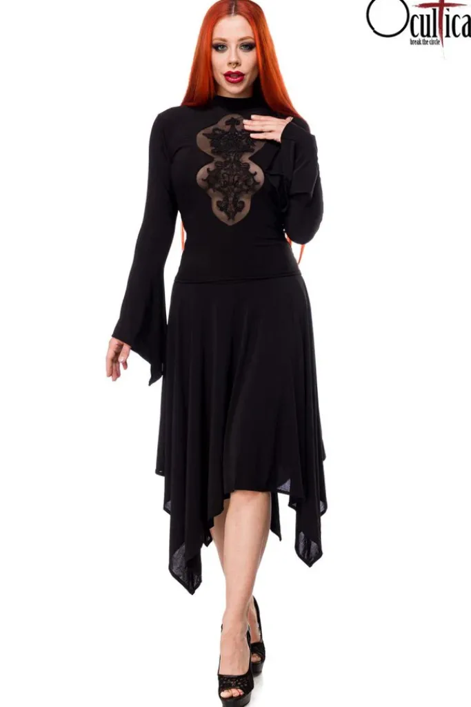 Ocultica Black Lace Dress