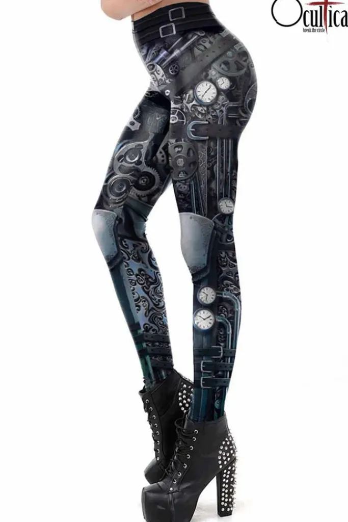 Ocultica Clockwork Steampunk Leggings