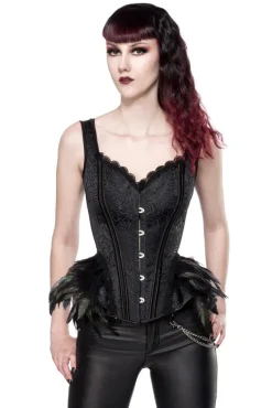 Ocultica Corset with Feathers