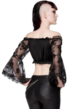 Ocultica Long Sleeve Lace Top