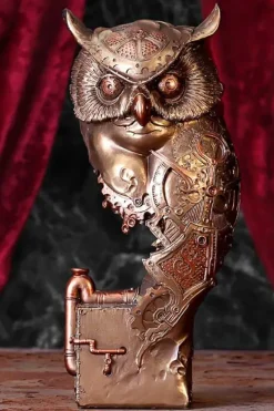 Nemesis Now Ohm Owl Steampunk Owl Figurine