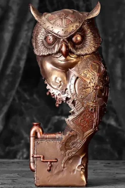 Nemesis Now Ohm Owl Steampunk Owl Figurine