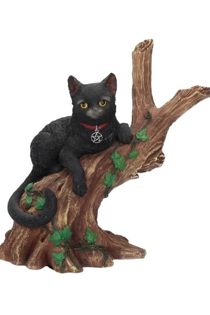 Nemesis Now Onyx Cat in Tree Figurine
