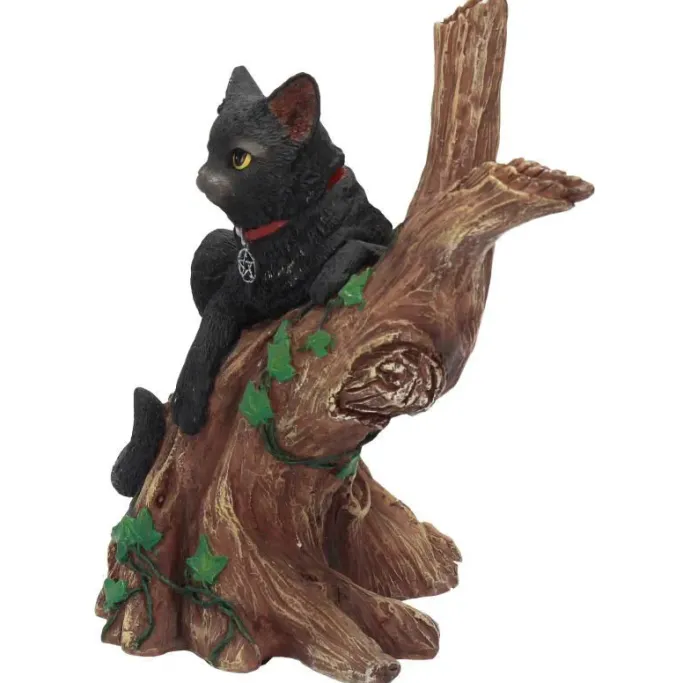 Nemesis Now Onyx Cat in Tree Figurine