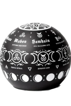 Alchemy Gothic Pagan Calendar Globe Light