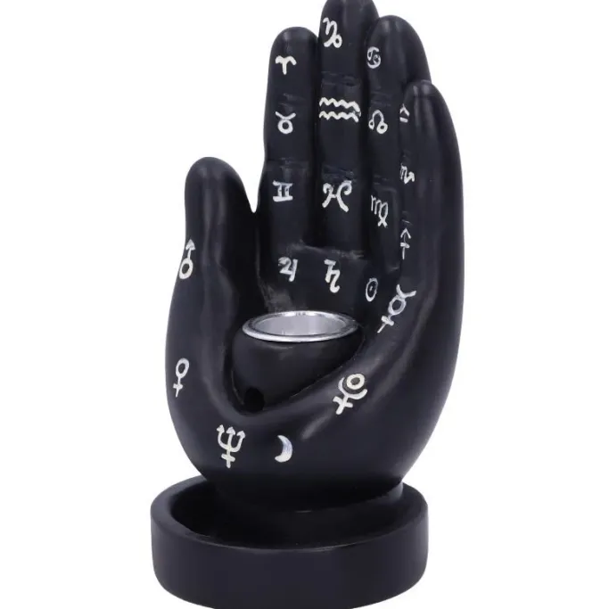 Nemesis Now Palmistry Backflow Incense Burner Black