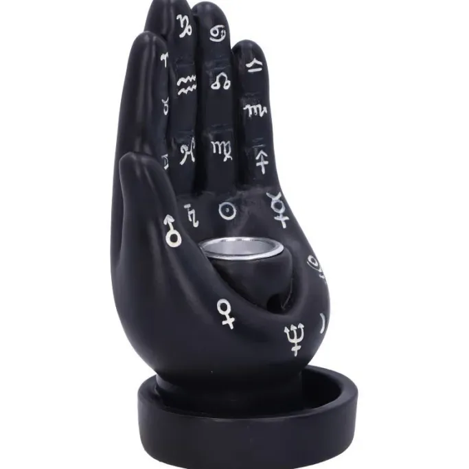 Nemesis Now Palmistry Backflow Incense Burner Black