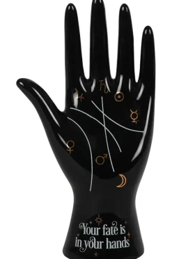 Something Different Palmistry Hand Black Ceramic