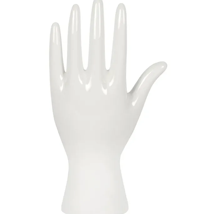 Something Different Palmistry Hand White Ceramic