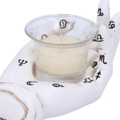 Nemesis Now Palmist's Prediction White Tealight Holder