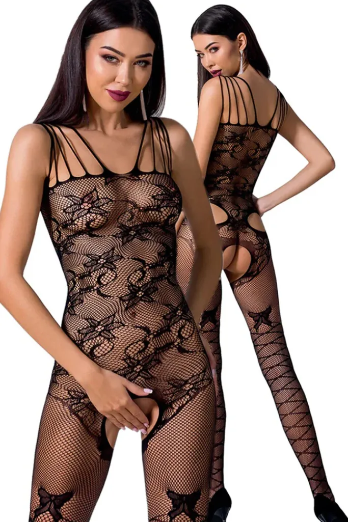 Passion Lingerie Passion Bodystocking BS076 Black