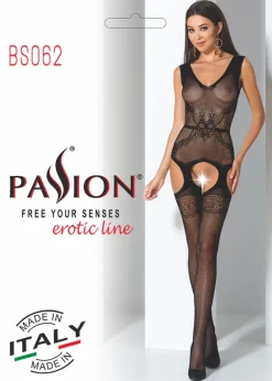 Passion Lingerie Passion Bodystocking BS062 Black