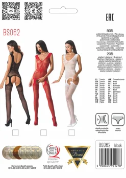 Passion Lingerie Passion Bodystocking BS062 Black