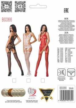 Passion Lingerie Passion Bodystocking BS066 Black
