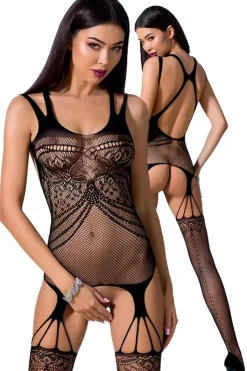 Passion Lingerie Passion Bodystocking BS070 Black