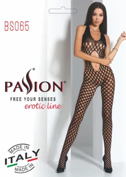 Passion Lingerie Passion Bodystocking BS065 Black