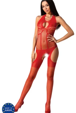 Passion Lingerie Passion Bodystocking BS079 Red