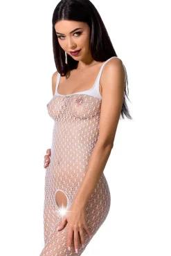 Passion Lingerie Passion Bodystocking BS071 White
