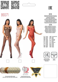 Passion Lingerie Passion Bodystocking BS071 White