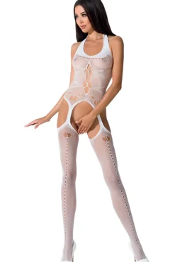 Passion Lingerie Passion Bodystocking BS059 White