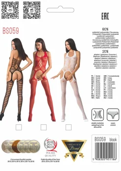Passion Lingerie Passion Bodystocking BS059 White