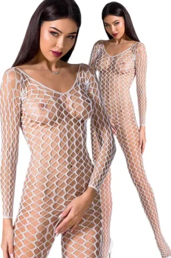 Passion Lingerie Passion Bodystocking BS068 White