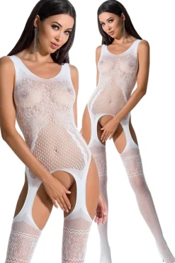 Passion Lingerie Passion Bodystocking BS061 White