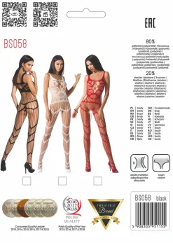 Passion Lingerie Passion Bodystocking BS058 White