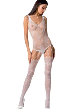 Passion Lingerie Passion Bodystocking BS074 White