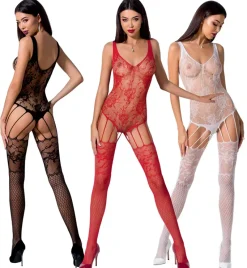 Passion Lingerie Passion Bodystocking BS074 White