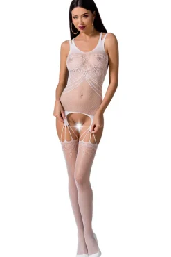 Passion Lingerie Passion Bodystocking BS070 White