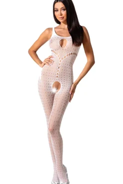 Passion Lingerie Passion Bodystocking BS078 White