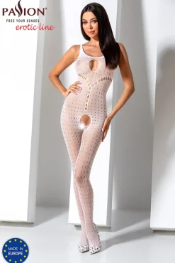 Passion Lingerie Passion Bodystocking BS078 White
