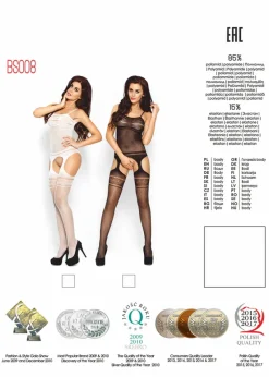 Passion Lingerie Passion BS008 Bodystocking Black
