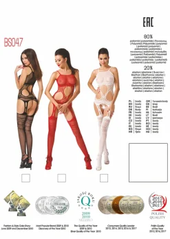 Passion Lingerie Passion BS047 Bodystocking Black