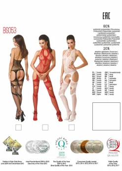 Passion Lingerie Passion BS053 Bodystocking Red