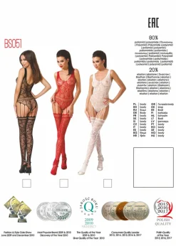 Passion Lingerie Passion BS051 Bodystocking Red
