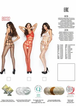 Passion Lingerie Passion BS032 Bodystocking Red