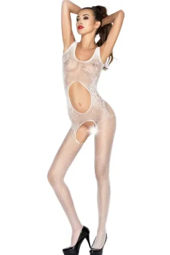 Passion Lingerie Passion BS044 Bodystocking White