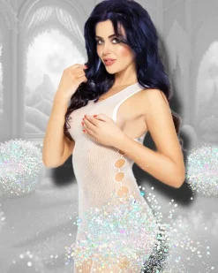 Passion Lingerie Passion BS003 Bodystocking White